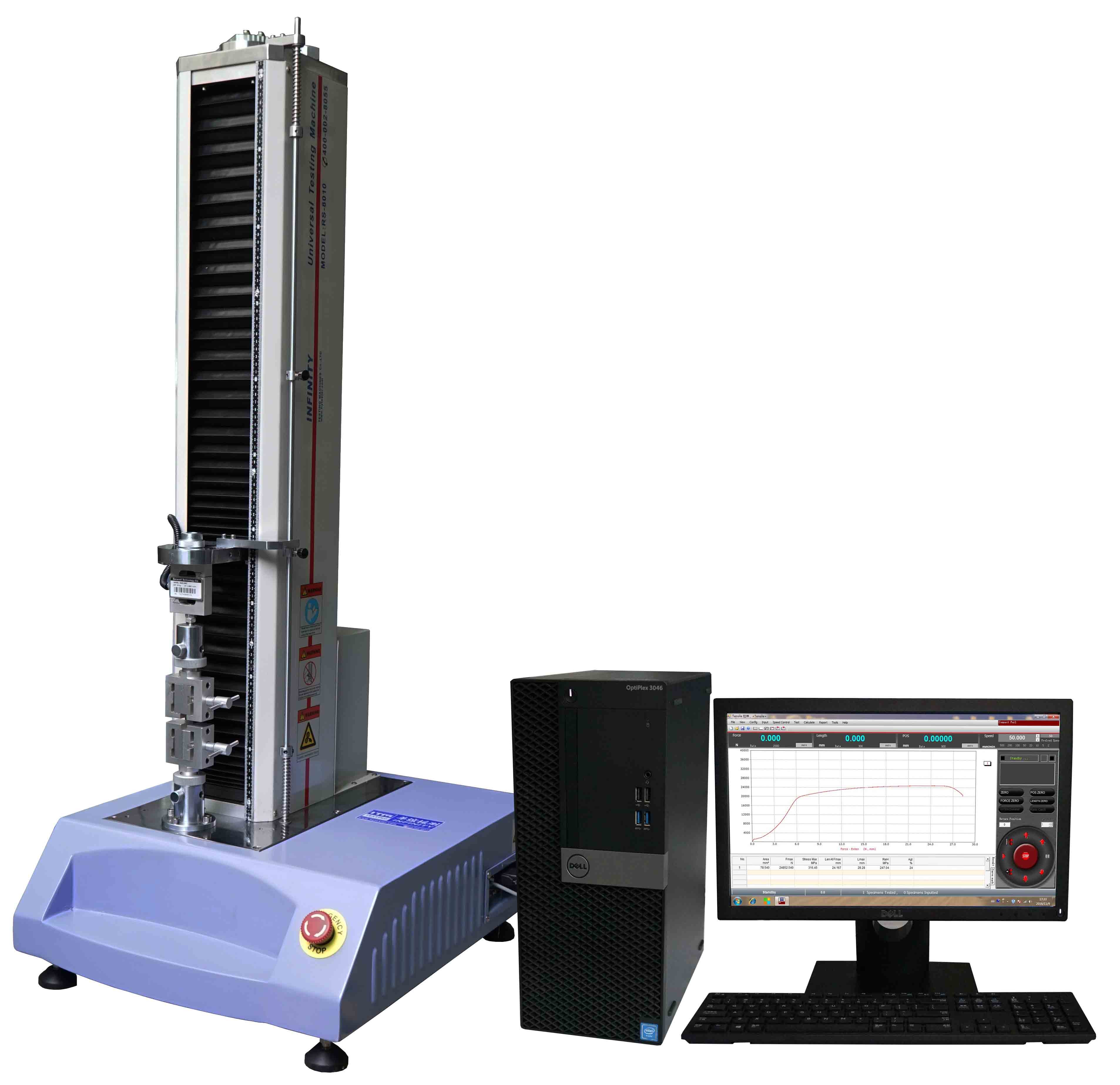 أجهزة التحكم الإلكترونية العالمي اختبار آلة 5KN ASTM D3330 القدرات