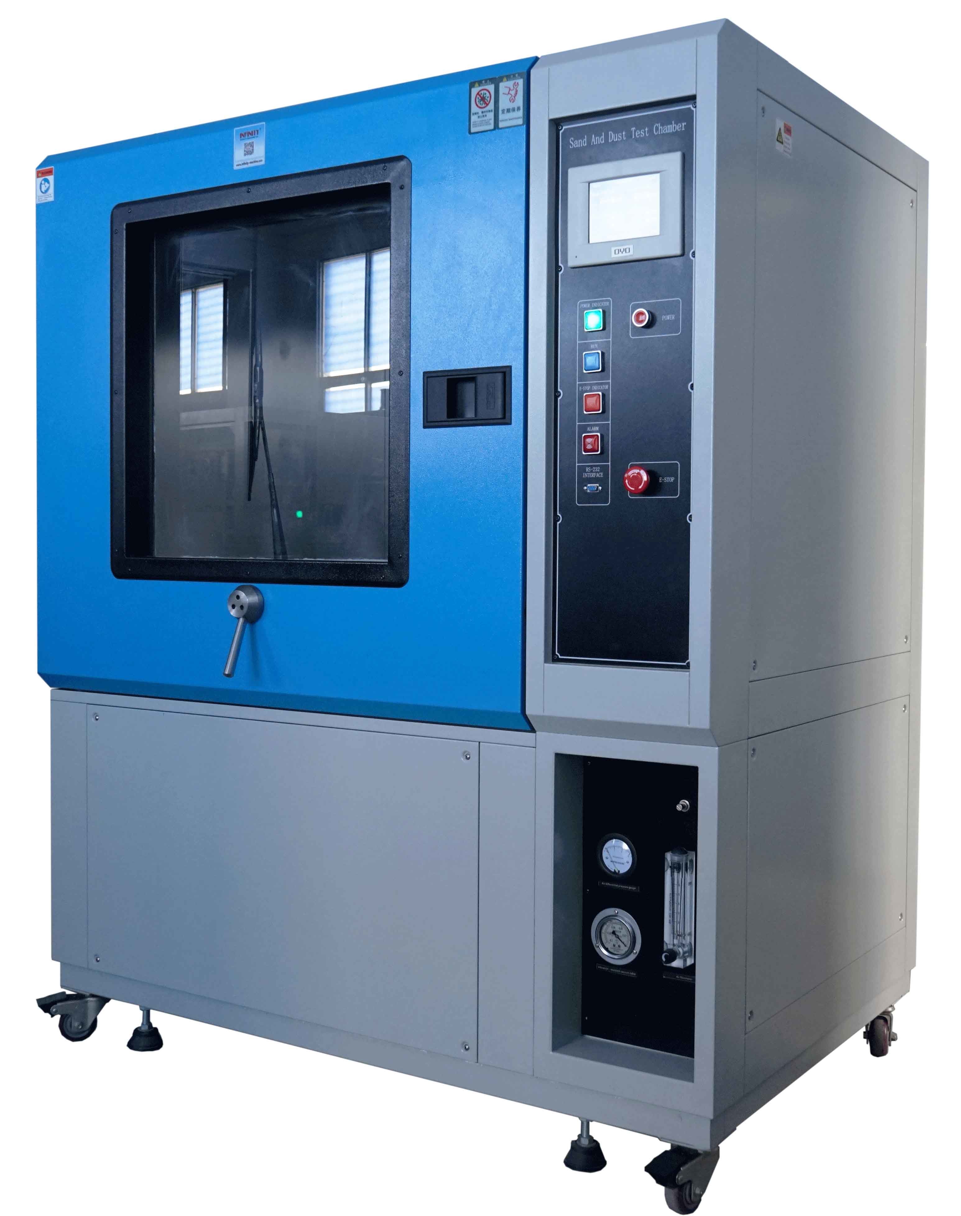 IEC60529-2001 غرفة الاختبار البيئي اختبار الغبار 220V 50Hz ¢0.4mm AC220V 50Hz 5A