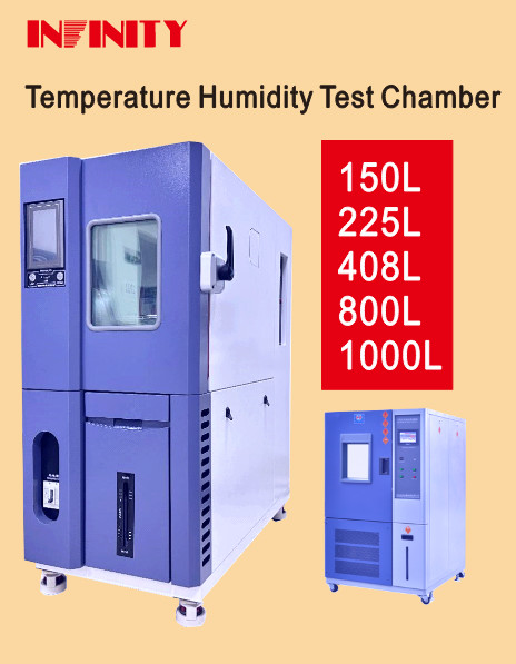 غرفة اختبار الرطوبة ذات درجة حرارة ثابتة قابلة للبرمجة المبردة بالهواء