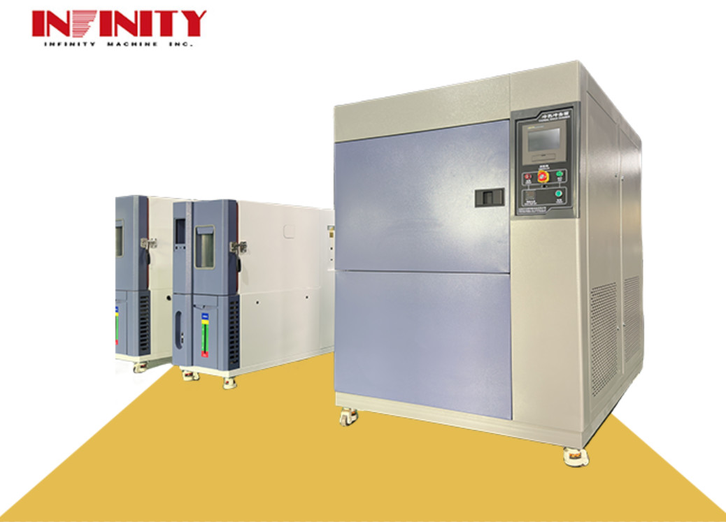 غرفة الصدمة الحرارية المتناقلة قابلة للبرمجة في منطقتين -55C ️ 150C IE3180L
