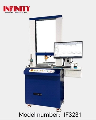 آلة اختبار الدفع والسحب للمواد 1167x700x1770mm حجم المضيف 500 كجم قدر القوة قدر مستشعر السعة