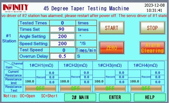 محطة اختبار 2Slots Wire Pull Tester وربطها بخط المرجعية