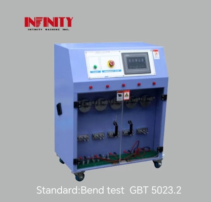AC220V 50Hz 10A خمسة محطات سلك سحب اختبار آلة لتسريع المحرك وتباطؤ الوقت 45ms
