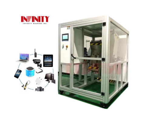 IEC 60068-2-32 لوحة اللمس Tumble Drop Impact Tester 1000mm 500mm Random