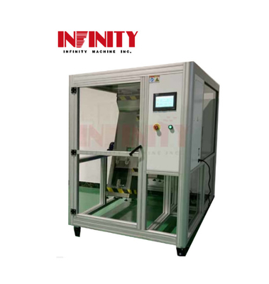 IEC60068 الحجرة الأكريليك الهاتف الخليوي ريل هبوط اختبار تأثير 350mm ارتفاع هبوط AC220V 50Hz 5A