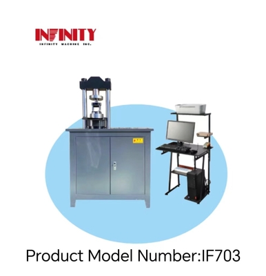 نطاق قياس قوة الاختبار 4%-100%FS KN φ130mm قطر المكبس القيمة القصوى ضغط الخدمة الكهربائية الهيدروليكية الدقيقة