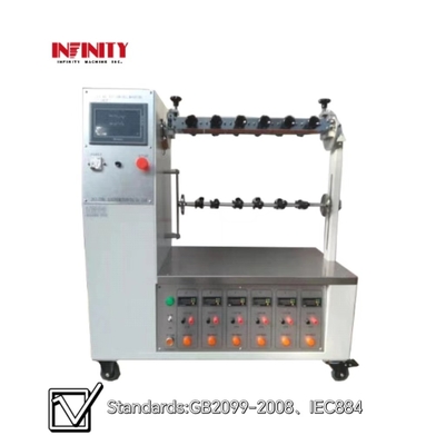 سرعة الانحناء 10 ~ 60c.p.m آلة اختبار متانة الانحناء