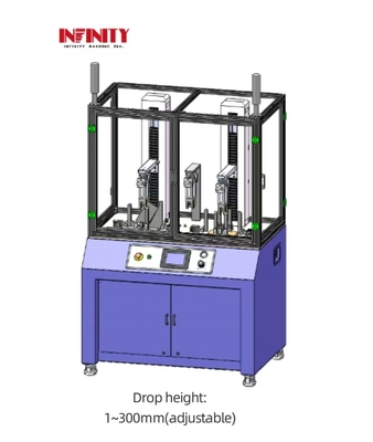 دقة الارتفاع اختبار هبوط خفيف متكرر آلة هبوط الارتفاع 1 ~ 300mm قابل للتعديل