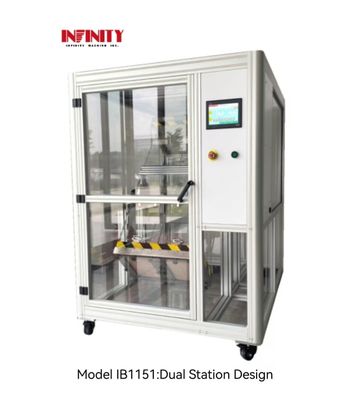 IB1151 محطات مزدوجة ارتفاع سقوط 500 و 1000 ملم آلة اختبار سقوط سقوط