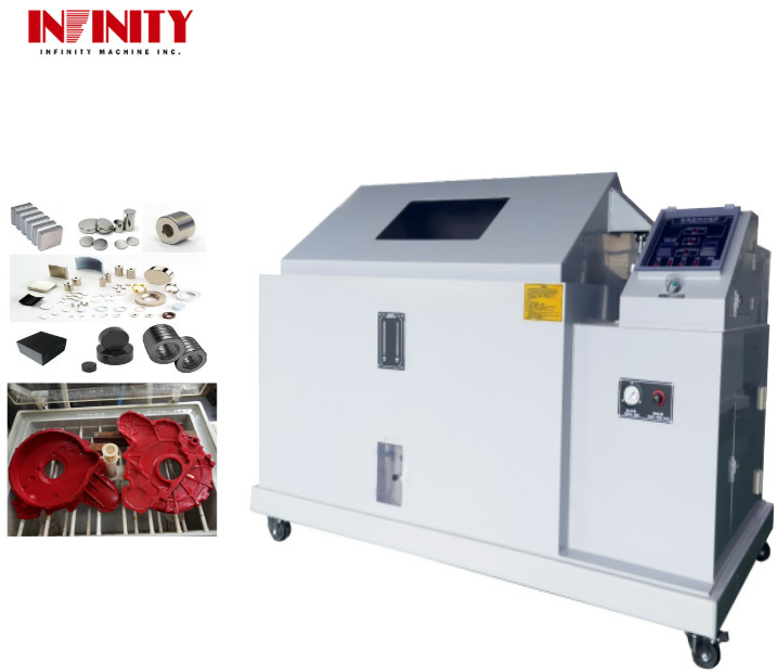 غرفة اختبار بيئة رش الملح لقطع غيار السيارات نطاق درجة الحرارة RT+5℃-70℃
