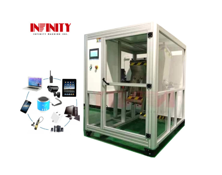 IEC 60068-2-32 لوحة اللمس Tumble Drop Impact Tester 1000mm 500mm Random