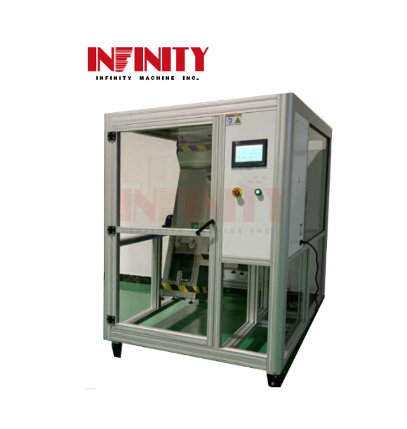 IEC60068 الحجرة الأكريليك الهاتف الخليوي ريل هبوط اختبار تأثير 350mm ارتفاع هبوط AC220V 50Hz 5A