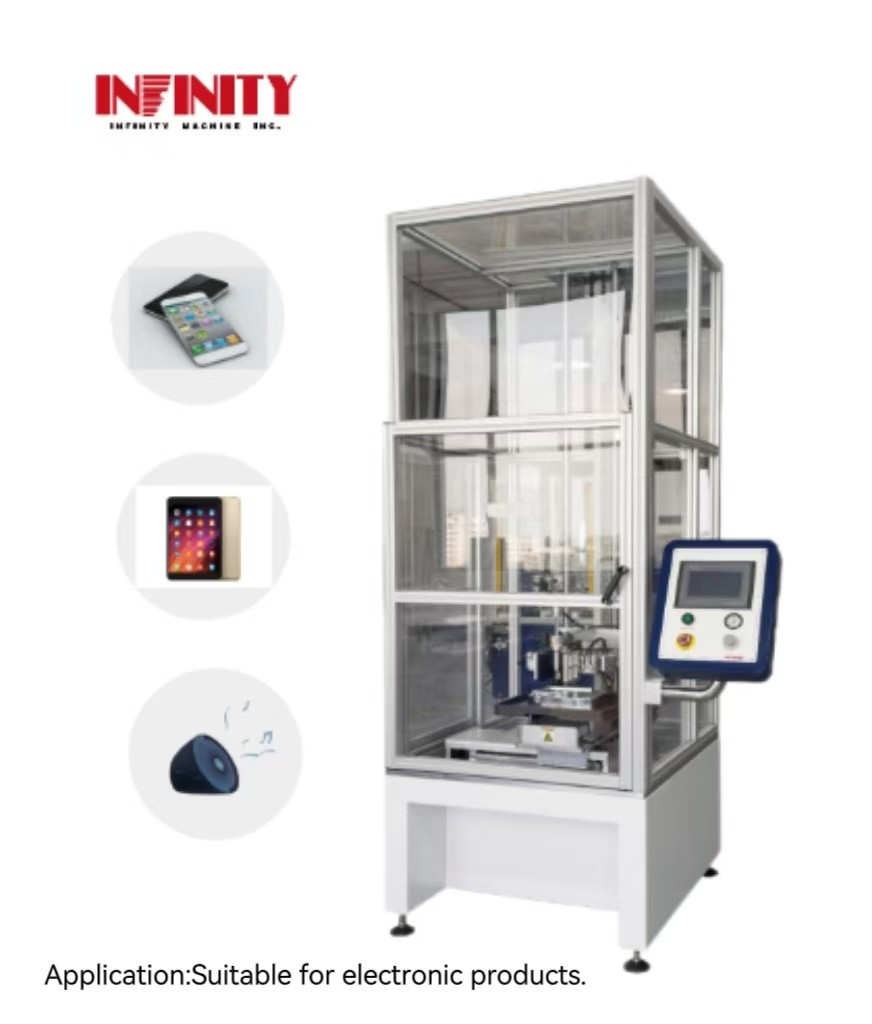 1.5 متر 2 متر 3 محور شاشة لمس زجاج آلة اختبار تأثير سقوط الكرة الأوتوماتيكية جهاز اختبار تأثير الكرة المتساقطة الأوتوماتيكي