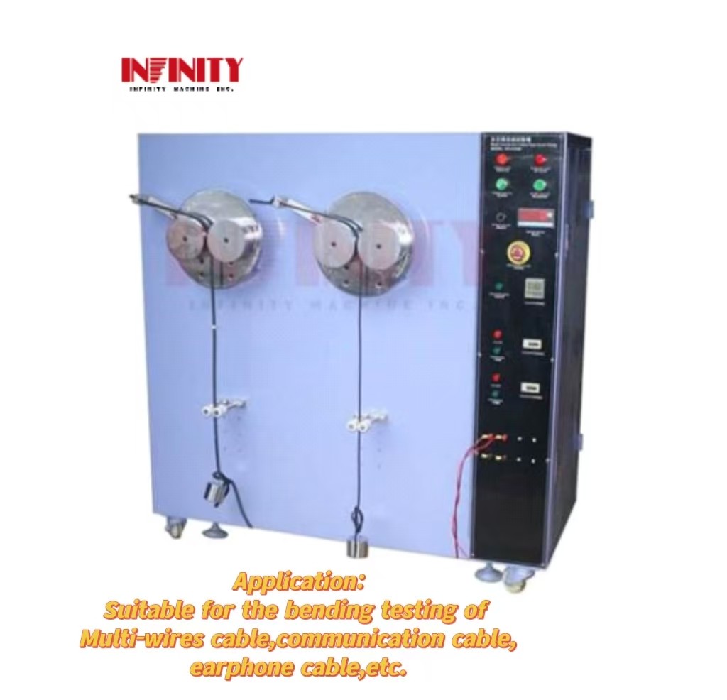 دورة ثني الكابلات المرنة اختبار الجهاز لتعب إمدادات الطاقة AC220V 50Hz 5A