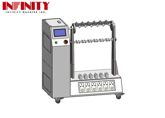 جهاز اختبار ثني الكابل المرن المتوافق مع معيار IEC 60884-1:2022 مع زاوية قابلة للتعديل و 6 أدوات
